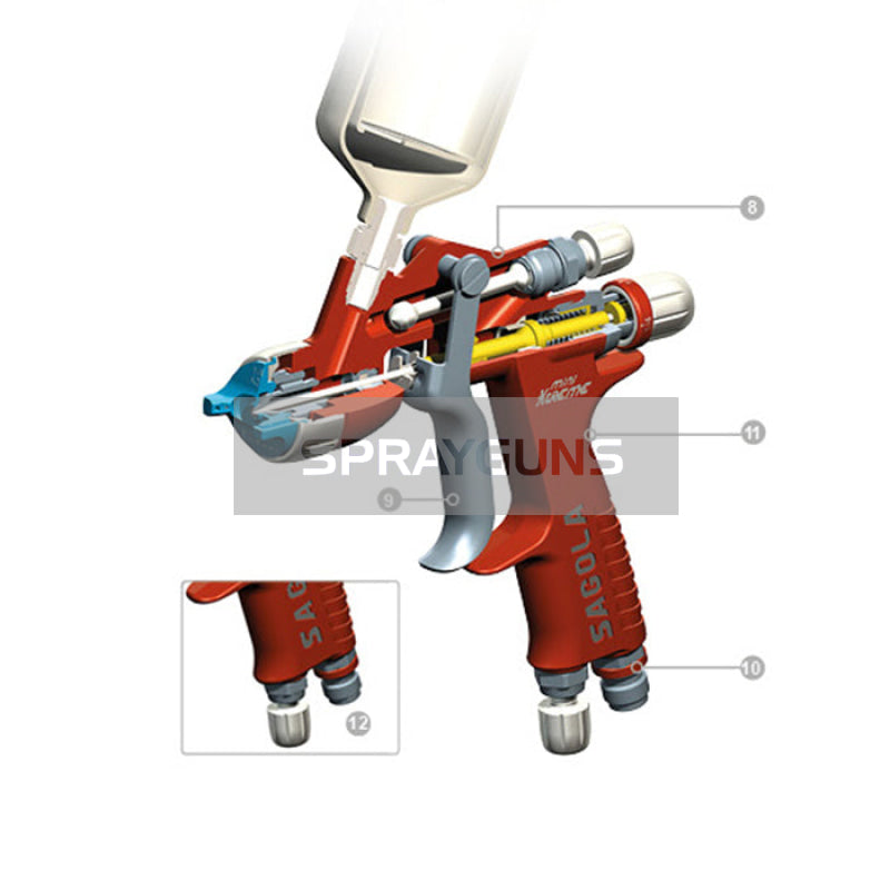 Sagola Smart Repair Kit - 4600 Mini Spray Gun