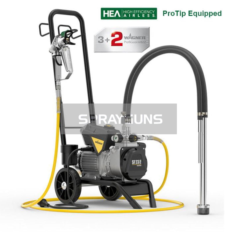 Wagner Sf23 Pro Fine Finish Airless Spray Package - Cart Mounted