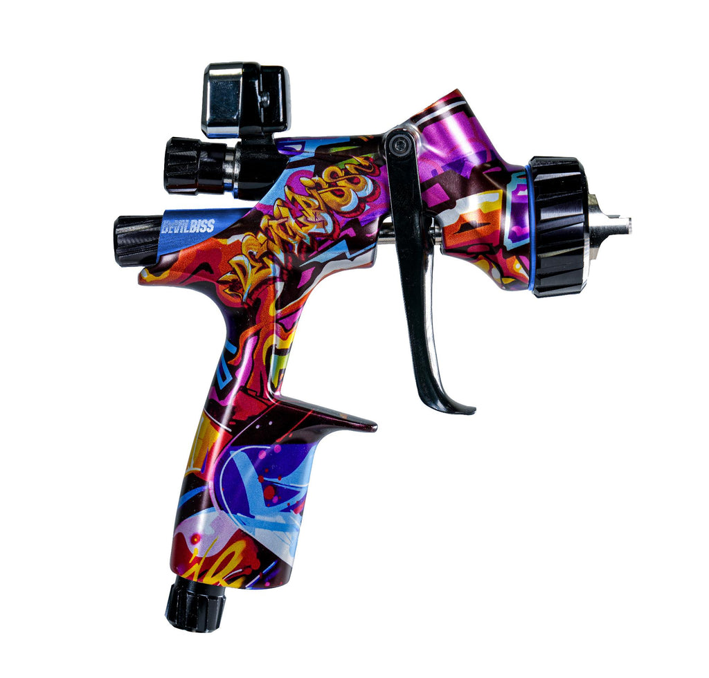 DeVilbiss DV1 Clear Spray Gun 2026 Graffiti Edition