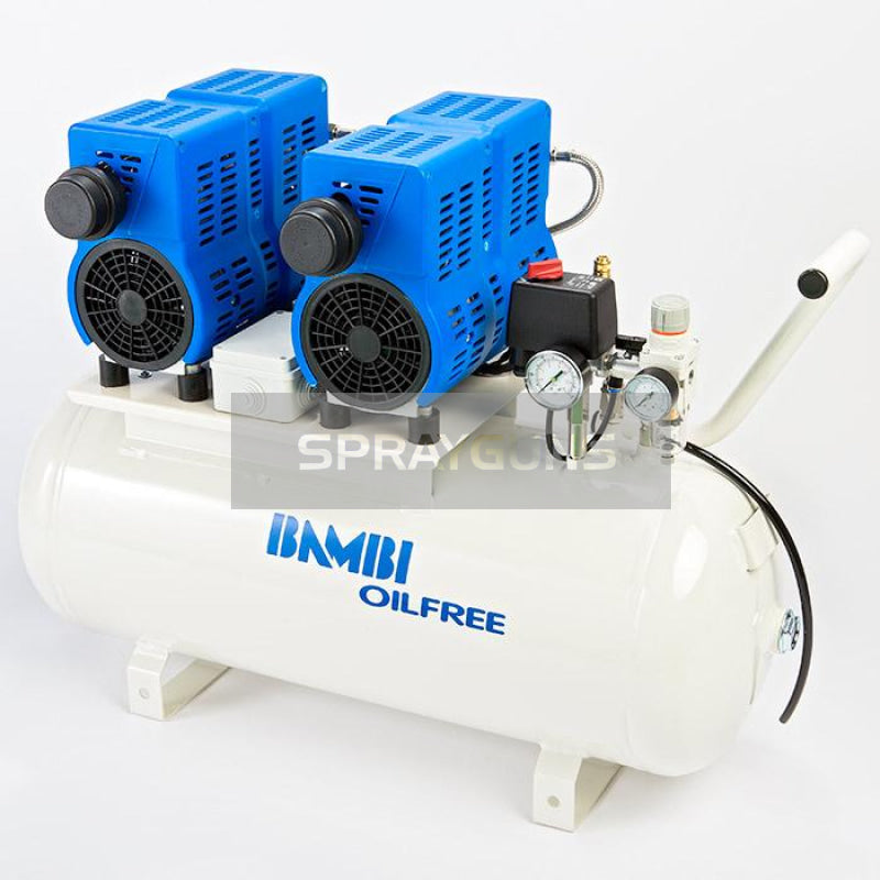 Bambi Pt50D Oil Free Ultra-Low Noise Air Compressor