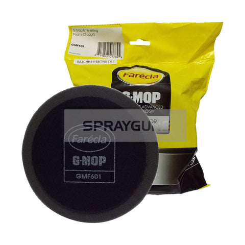 Farecla G Mop 150MM Black Finishing Foams - 2 Pack