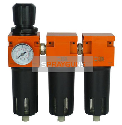Metalwork 3 Stage Breathing Air Filter Regulator