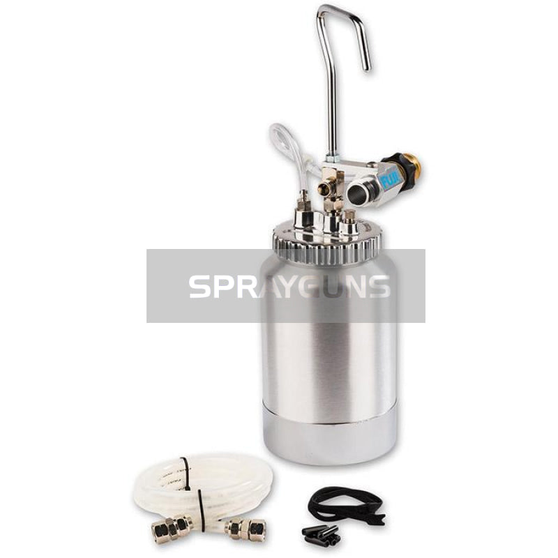 Q-Tech 2Ltr Hvlp Remote Pressure Pot Assembly Kit