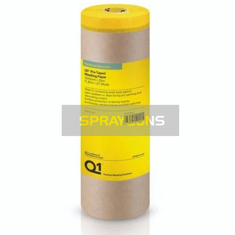 Q1 Q Tapes Pre Taped Masking Paper Roll