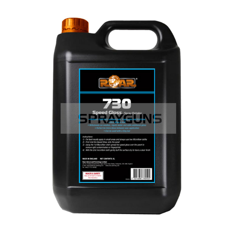 Roar 730 Speed Gloss Detailer Spray - 5L 730-5