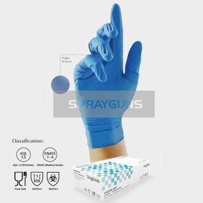 Unigloves Gs0034 Nitrile Gloves Powder Free Large - Box 100