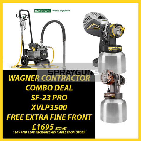 Wagner Sf23 Pro + Fc3500 110V Airless Sprayers Bundle