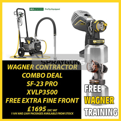 Wagner SF23 Pro + FC3500 110v Airless Sprayers Bundle