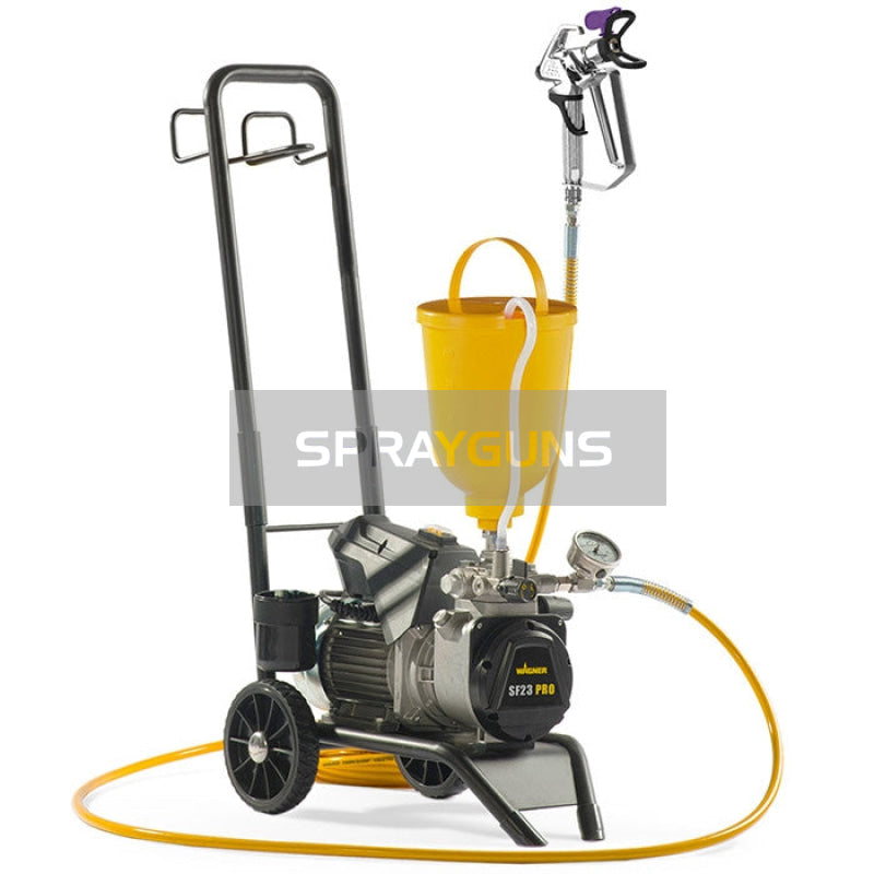 Wagner SF23 Pro Fine Finish Airless Spray Package - Cart Mounted