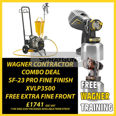 Wagner SF23 Pro Fine Finish + FC3500 110v Airless Sprayers Bundle