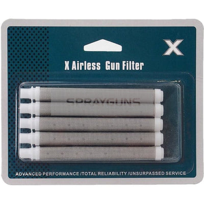 X Type Airless Pencil Filter White 5 Pack Push In Design